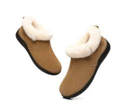 UGG Slippers Unisex Sheepskin Wool Ankle Booties Loafers Daley -Ugg ugg slippers as ugg ankle slippers unisex daley 6