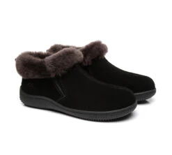 UGG Slippers Unisex Sheepskin Wool Ankle Booties Loafers Daley -Ugg ugg slippers as ugg ankle slippers unisex daley 9