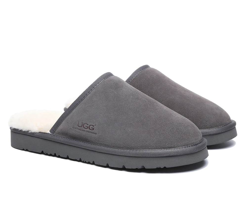 Men Slippers Sheepskin Wool Nonslip Home Slippers Cruz 8 Men Slippers Sheepskin Wool Nonslip Home Slippers Cruz - Image 8