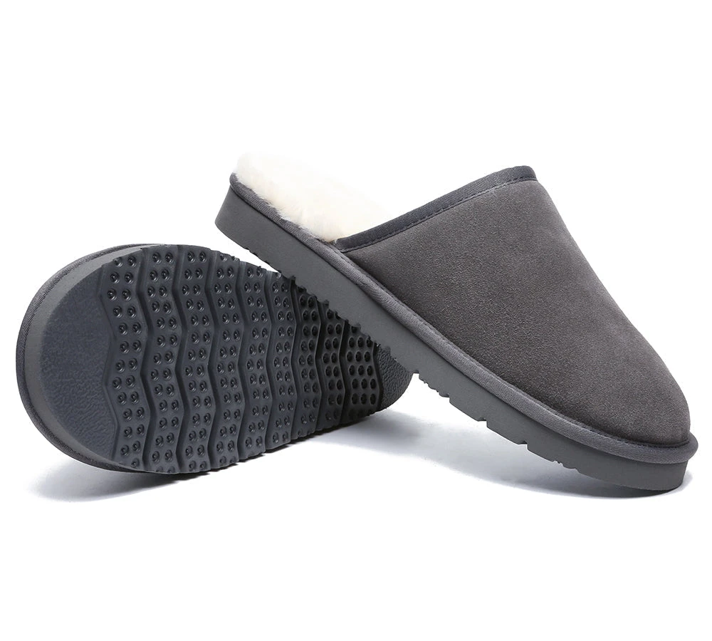Men Slippers Sheepskin Wool Nonslip Home Slippers Cruz 9 Men Slippers Sheepskin Wool Nonslip Home Slippers Cruz - Image 9