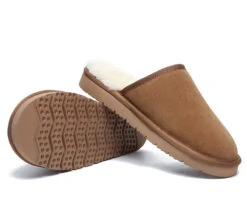 Men Slippers Sheepskin Wool Nonslip Home Slippers Cruz 22 Men Slippers Sheepskin Wool Nonslip Home Slippers Cruz -Ugg ugg slippers as ugg men cruz slippers 9