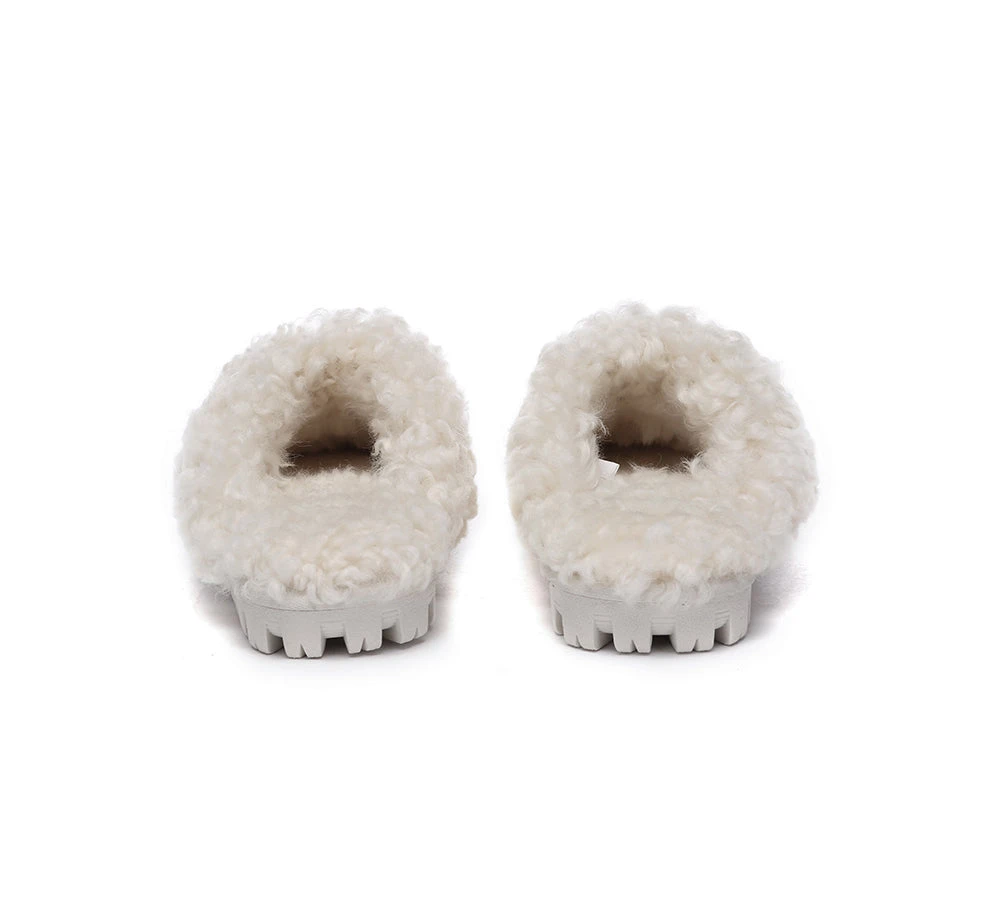 UGG Slippers Double Faced Sheepskin Wool Waffle Curly 14 UGG Slippers Double Faced Sheepskin Wool Waffle Curly - Image 14