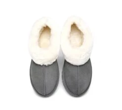 Homey Unisex Merino Sheepskin Lining Slippers Ankle Booties -Ugg ugg slippers as ugg slippers homey unisex sheepskin slippers 13