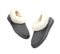Homey Unisex Merino Sheepskin Lining Slippers Ankle Booties -Ugg ugg slippers as ugg slippers homey unisex sheepskin slippers 17