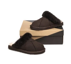 UGG Slippers Double Faced Sheepskin Wool Nonslip Slippers Robert -Ugg ugg slippers as ugg slippers men women robert double face sheepskin 12