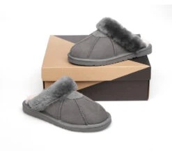 UGG Slippers Double Faced Sheepskin Wool Nonslip Slippers Robert -Ugg ugg slippers as ugg slippers men women robert double face sheepskin 19