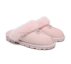 Double Face Sheepskin Wool Home Slippers Suzie Scuff -Ugg ugg slippers australian shepherd ugg double face sheepskin wool slippers suzie scuff 14