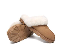 Double Face Sheepskin Wool Home Slippers Suzie Scuff -Ugg ugg slippers australian shepherd ugg double face sheepskin wool slippers suzie scuff 3