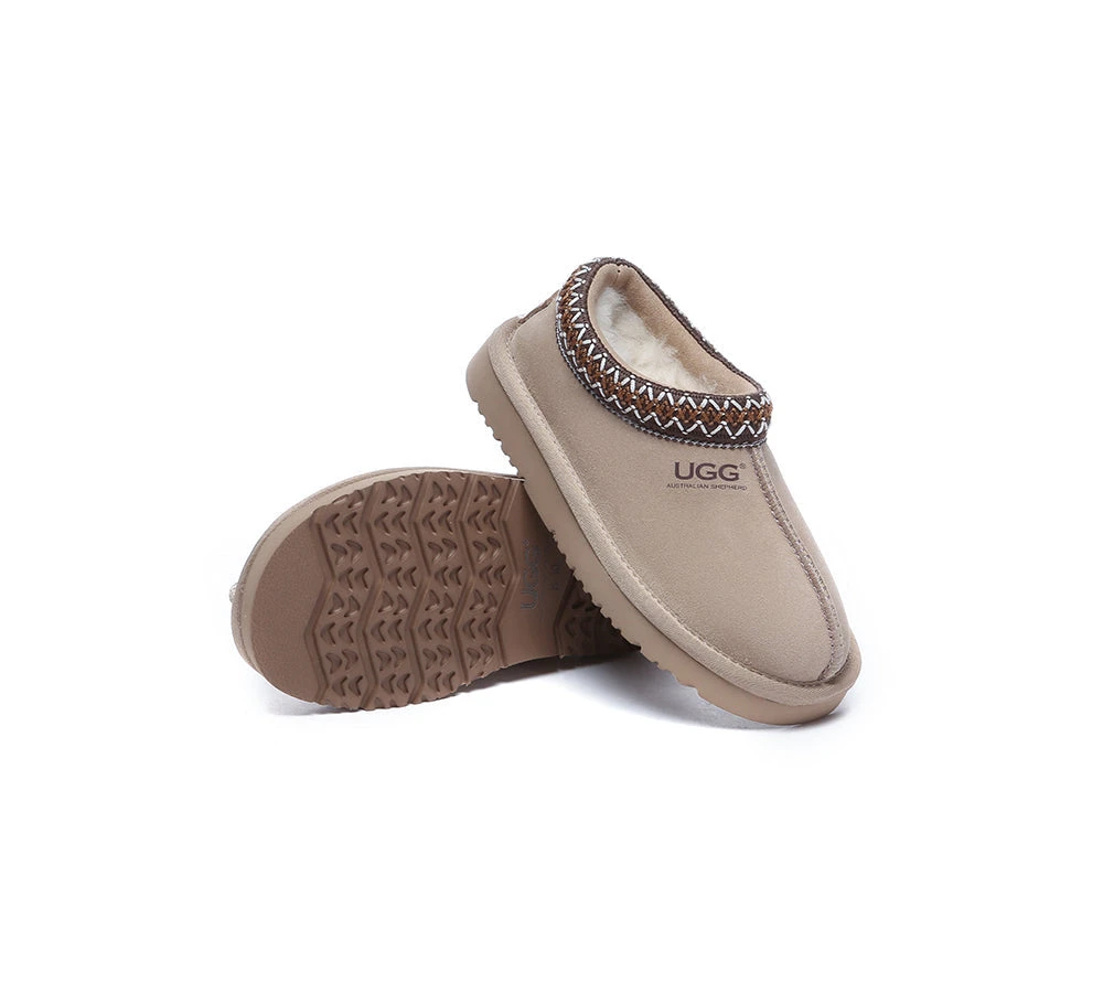 Kids Sheepskin Wool Ankle Tazzy Slippers Hippie 16 Kids Sheepskin Wool Ankle Tazzy Slippers Hippie - Image 16