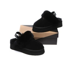 UGG Slipper Women Sheepskin Wool Removable Strap Slingback Waffle Platform Sandals 39 UGG Slipper Women Sheepskin Wool Removable Strap Slingback Waffle Platform Sandals -Ugg ugg slippers removable strap slingback ugg slipper women waffle platform 18