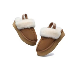 UGG Slipper Women Sheepskin Wool Removable Strap Slingback Waffle Platform Sandals 26 UGG Slipper Women Sheepskin Wool Removable Strap Slingback Waffle Platform Sandals -Ugg ugg slippers removable strap slingback ugg slipper women waffle platform 5