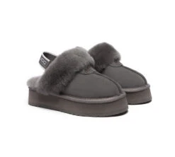 UGG Slipper Women Sheepskin Wool Removable Strap Slingback Waffle Platform Sandals 30 UGG Slipper Women Sheepskin Wool Removable Strap Slingback Waffle Platform Sandals -Ugg ugg slippers removable strap slingback ugg slipper women waffle platform 9