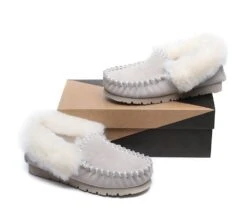 Australian Premium Sheepskin Popo Moccasins 30 Australian Premium Sheepskin Popo Moccasins -Ugg ugg slippers ugg ankle slippers unisex popo moccasins 3