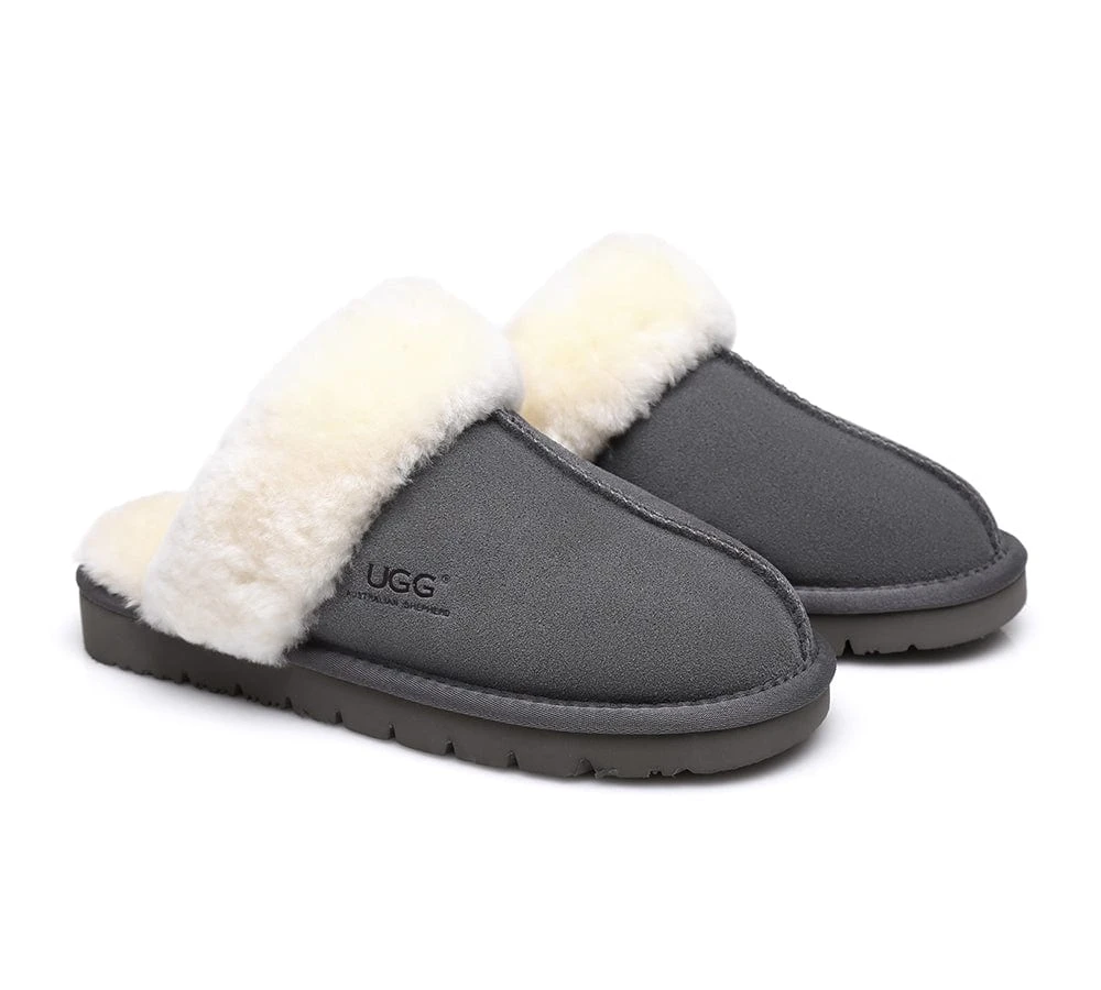 Australian Premium Sheepskin Wool Unisex Muffin Slipper 15 Australian Premium Sheepskin Wool Unisex Muffin Slipper - Image 15