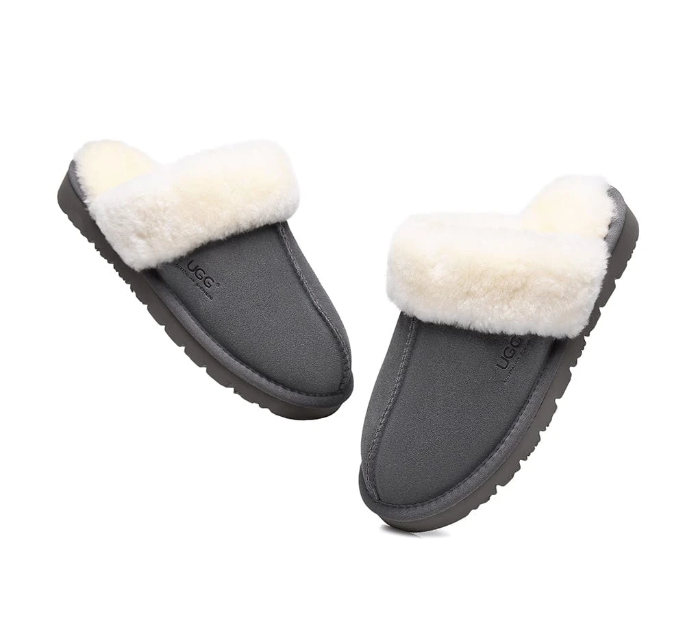 Australian Premium Sheepskin Wool Unisex Muffin Slipper 18 Australian Premium Sheepskin Wool Unisex Muffin Slipper - Image 18