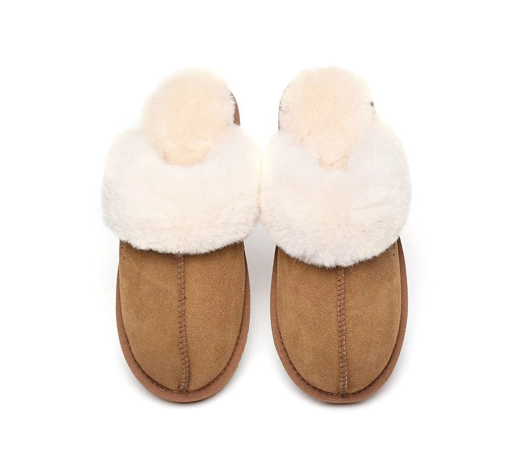 Australian Premium Sheepskin Wool Unisex Muffin Slipper 7 Australian Premium Sheepskin Wool Unisex Muffin Slipper - Image 7