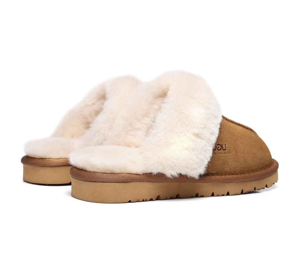 Australian Premium Sheepskin Wool Unisex Muffin Slipper 8 Australian Premium Sheepskin Wool Unisex Muffin Slipper - Image 8