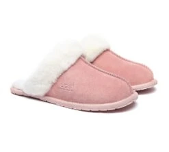 UGG Slippers Australia Sheepskin Wool Home Slippers Rosa Scuff -Ugg ugg slippers ugg slippers australia premium sheepskin unisex scuff rosa 11