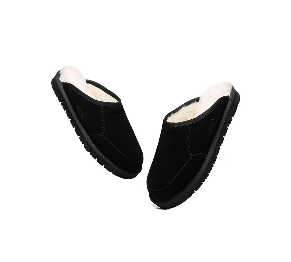 UGG Slippers Men Australian Genuine Sheepskin Wool Bred Scuffs 12 UGG Slippers Men Australian Genuine Sheepskin Wool Bred Scuffs - Image 12
