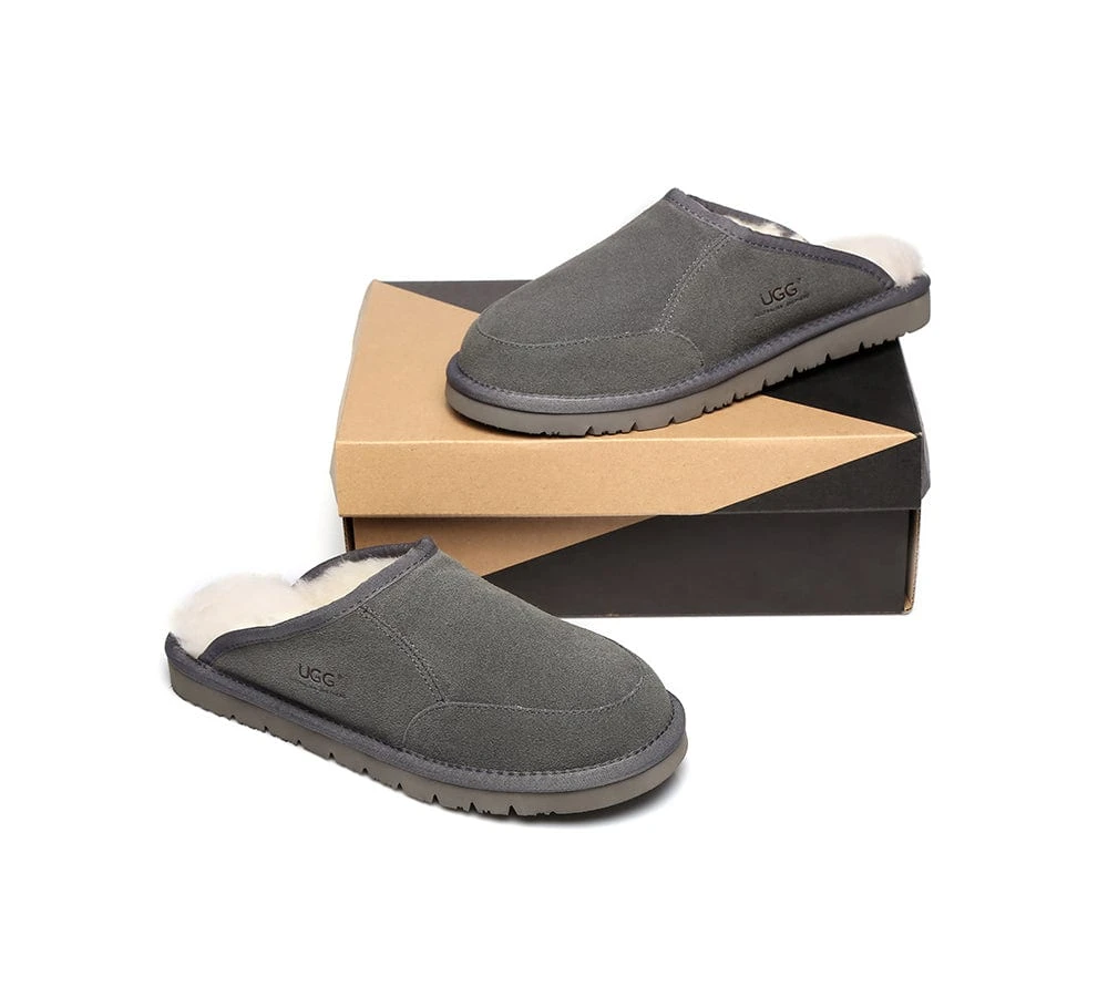 UGG Slippers Men Australian Genuine Sheepskin Wool Bred Scuffs 17 UGG Slippers Men Australian Genuine Sheepskin Wool Bred Scuffs - Image 17