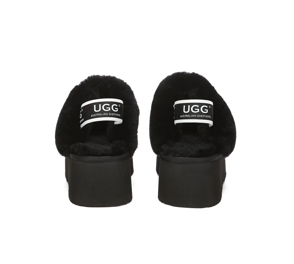 UGG Slippers Women Slingback Platform Slippers Muffin Plus 15 UGG Slippers Women Slingback Platform Slippers Muffin Plus - Image 15