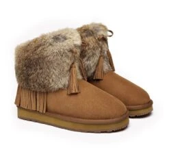 Sheepskin Ankle Fur Top Women Boots Urban Foxy -Ugg urban ugg sheepskin ankle fur top women boots urban foxy uggoutlet ugg boots chestnut au ladies 4 au men 2 eu 35 597553