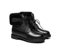Urban Women Boots Lace Up Fashion Martin -Ugg urban women boots lace up fashion martin ugg boots black au ladies 4 au men 2 eu 35 uggoutlet 5632142