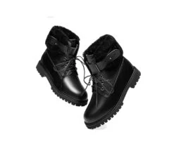 Urban Women Boots Lace Up Fashion Martin -Ugg urban women boots lace up fashion martin ugg boots black au ladies 4 au men 2 eu 35 uggoutlet 6401518