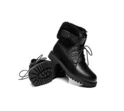 Urban Women Boots Lace Up Fashion Martin -Ugg urban women boots lace up fashion martin ugg boots black au ladies 4 au men 2 eu 35 uggoutlet 6496155